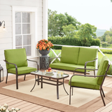 Stanton 4-Piece Outdoor Patio Conversation Set