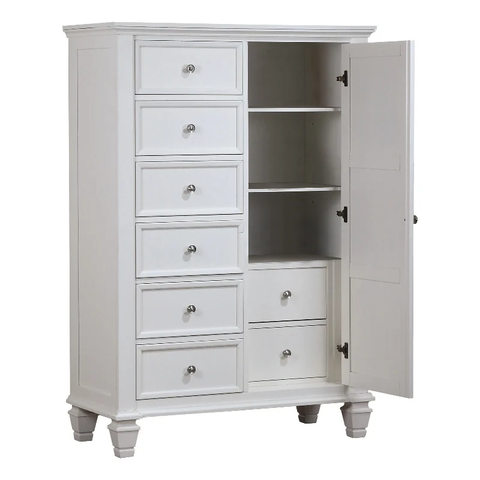 Coastal Wood 8-Drawer Man's Chest