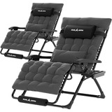 Poteban Oversized Zero Gravity Chair set of 2