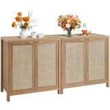 Sideboard Buffet Cabinet Set of 2, Kitchen Storage Cabinet with Doors