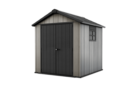 Oakland 7.5x7 Storage Shed - Grey