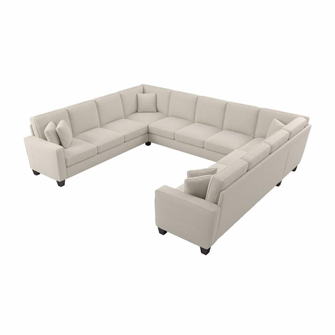 135W U Shaped Sectional Couch Fabrick