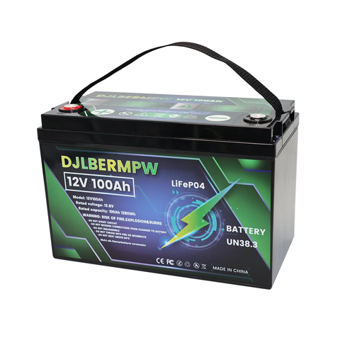 DJLBERMPW 12V 100Ah LiFePO4 Battery