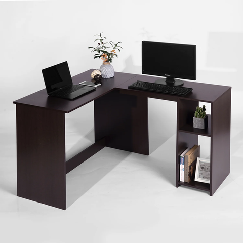 Furniture R L-Shaped Desk Computer Gaming Desk Corner Desk