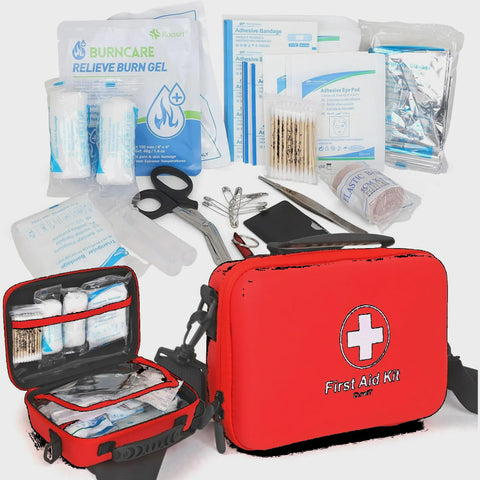 CureIT 154-Pc First Aid Kit Waterproof Emergency Survival Kit