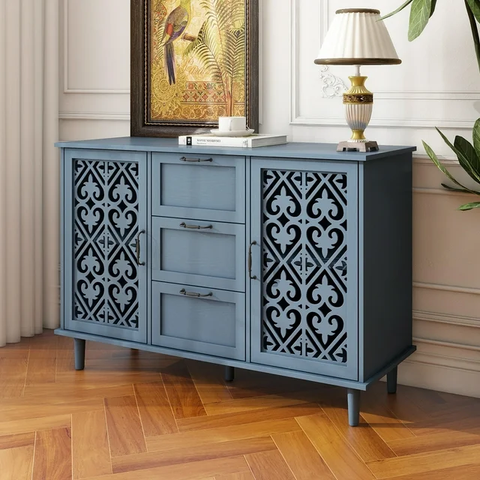 Sideboard Storage Cabinet with 2 Doors & 3 Drawers