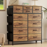 Aowos Dresser for Bedroom with 12 Drawer Tall Dresser Chest