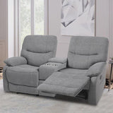 69.42'' Wide Heated Massage Home Theater Loveseat