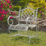 Stephania Outdoor Metal Arm Chair