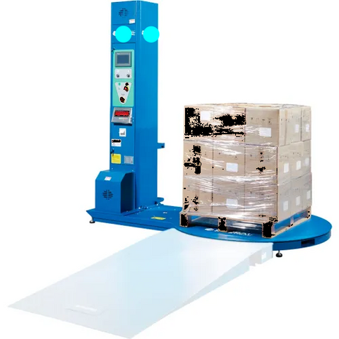 Semi-Automatic Stretch Wrap Machine with NTEP Scale