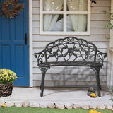 Ashilee Metal Outdoor Bench