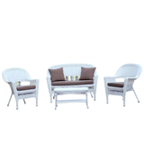 4pc Wicker Conversation Set