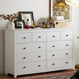 Dresser for Bedroom 10 Deep Drawers Modern Wood