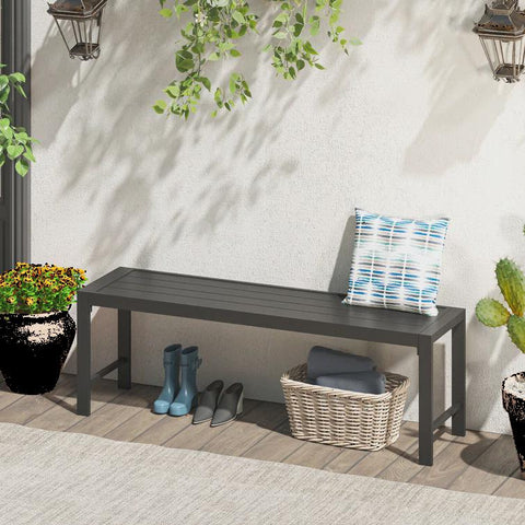 Allanah Metal Outdoor Bench