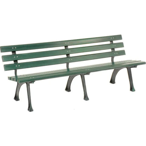 6' Park Bench w/ Backrest