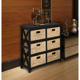 Schimpl Solid Wood 6 Drawer Accent Chest