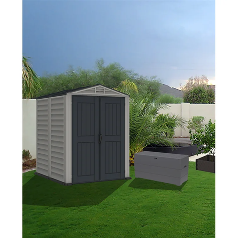 5 ft. W x 5 ft. D Plastic Storage Shed