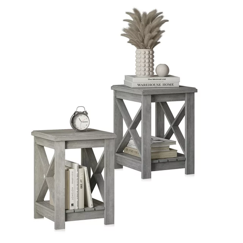 End Table Set of 2, Modern Nightstand Sofa Side Table