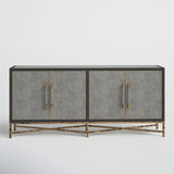 Meera 76" Wide Wood Sideboard