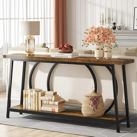 70.9 Inch Console Table with Storage