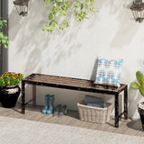 Allanah Metal Outdoor Bench