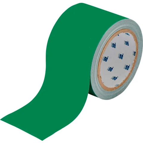 ToughStripe Floor Marking Tape, Polyester, 2"W X 100'L, Green