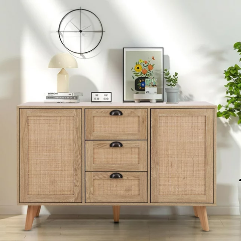 Buffet Sideboard with 3 Drawers and 2 Doors