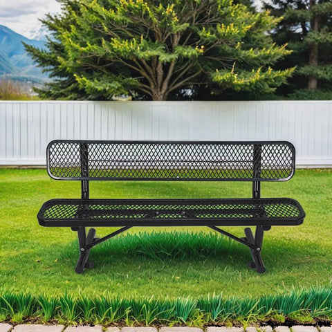 Kayleeonna Metal Outdoor Bench