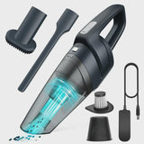 KOSIY Hand Vacuum Cleaner Cordless, 8KPA Car Vacuum Cleaner Lightweight Portable for Wet Dry Use