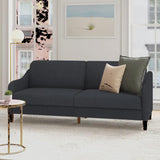 Aria 77" Round Arm Convertible Sofa