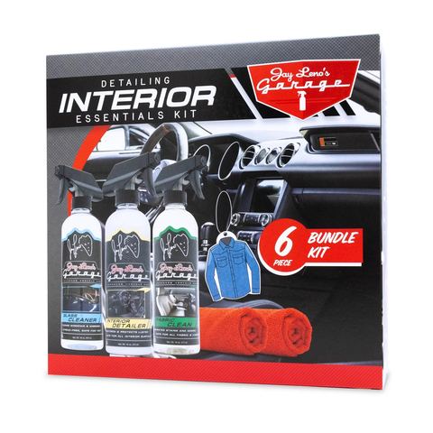 Interior Essentials Detailing Kit (6 Piece) - All-in-one Interior Car Cleaning Kit