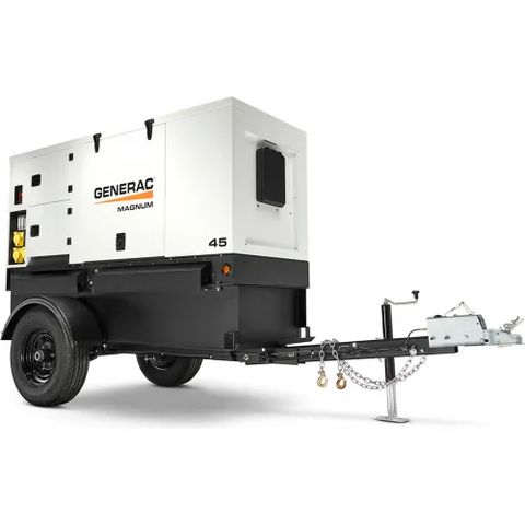 Magnum Towable/Backup Generator W/ Electric Start, Diesel, 33000/40000 Rated Watts