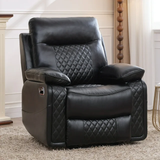 Single Recliner Chairs for Adults, Reclining Chair Manual Sofas for Living Room