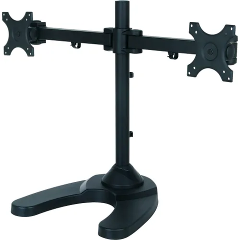 TygerClaw LCD6002 Dual-Arm Desk Mount, Black