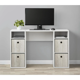 Mainstays 4-Cube Storage Desk