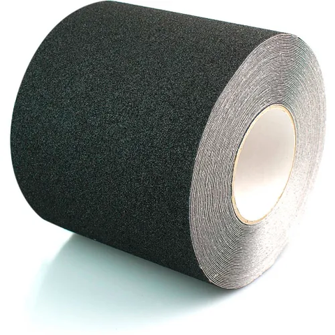 Heskins Standard Safety Grip™ Anti Slip Tape, Black, 6" x 60', 60 Grit