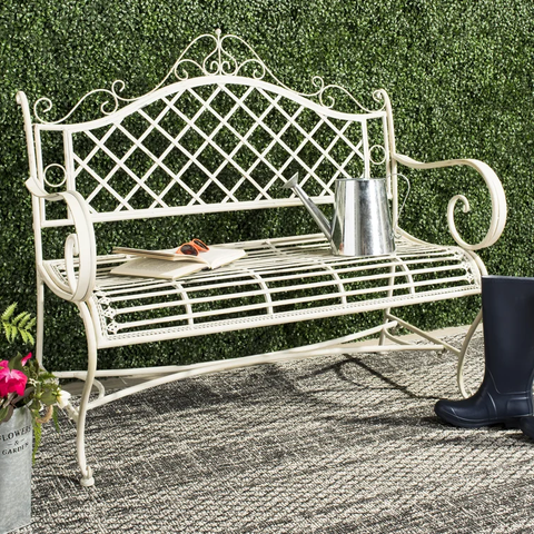 Hornellsville Metal Outdoor Bench