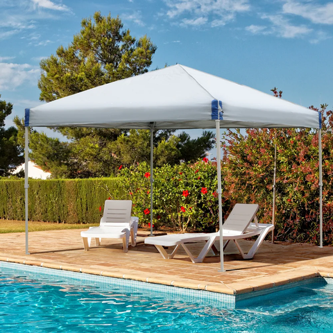 Aoodor 12'x12' Pop Up Canopy Tent with Roller Bag, Portable Instant Shade Canopy