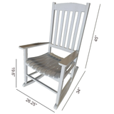 Outdoor Wood Porch Rocking Chair