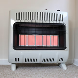 Mr. Heater Wall or Floor-Mount Indoor Natural Gas or Liquid Propane Vent-Free Radiant Heater