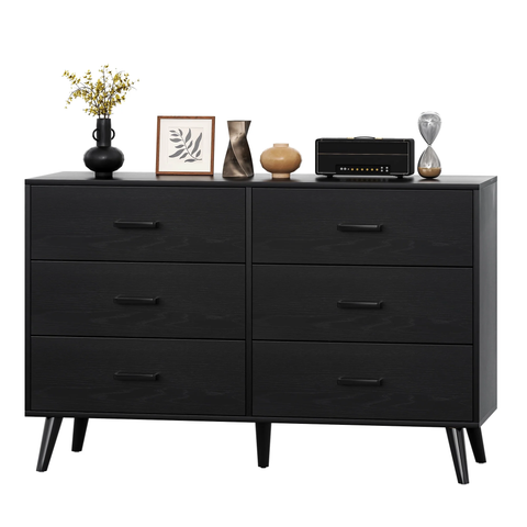 6 Drawer Dresser for Bedroom,Wood