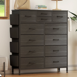 Aowos Dresser for Bedroom with 12 Drawer Tall Dresser Chest