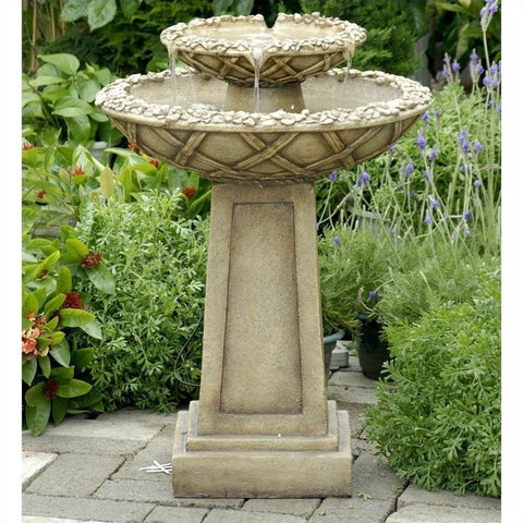 Bird Bath Outdoor Water Fountain