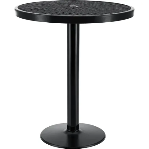 36" Round Outdoor Bar Height Table, 42"H