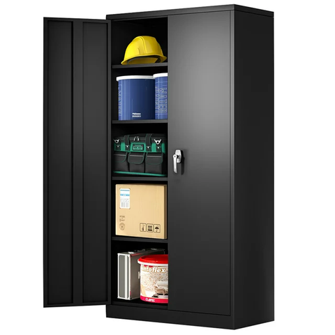 Metal Storage Cabinet with Lock,Garage Storage Cabinet