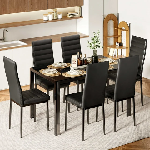 7 Piece Dining Table Sets For 6