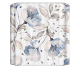 Watercolor Floral Shower Curtain,Flower Shower Curtain