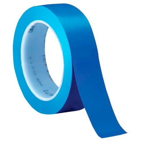 3M™ 471 Vinyl Tape 1" x 36 Yds 5.2 Mil Blue - 3/PACK