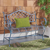 Hornellsville Metal Outdoor Bench