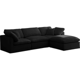 Standard Velvet Modular Sectional